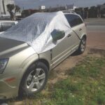 מגן שמש חיצוני לשמשה הקידמית של הרכב ''סופר אקטיב''